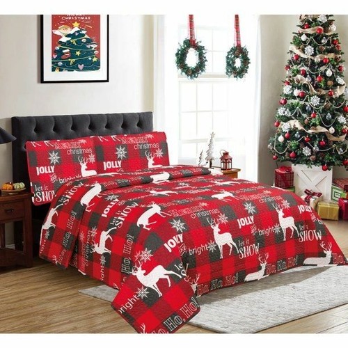 King Buffalo Plaid Christmas Quilt 