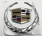 2007-14 CADILLAC ESCALADE FRONT GRILLE CREST & WREATH EMBLEM NEW 22985036