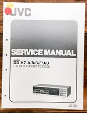 JVC DD-V7 Cassette Service Manual Original 