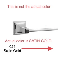 Phylrich KC65/024 18” Towel Bar In Satin Gold 