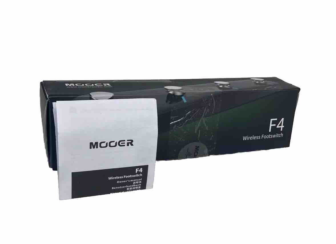 付属品完備 MOOER P1 Black MOOER F4 Black Prime P1 Wireless Footswitch Controller for