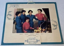 1953 Ford Cars & Trucks Turtle Lake Wisconsin Dealership Calendar Dionne Quints 