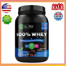 Advanced Whey Protein Powder, Muscle Support, 2lbs, Chocolate Flavor, EXP 7/26 11.00 per gallon