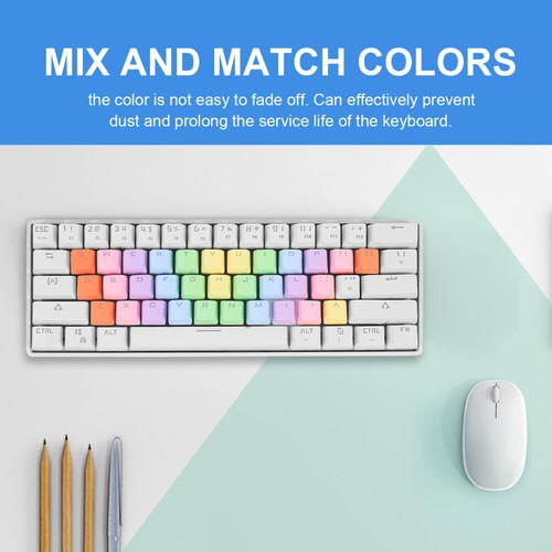 Computer Tastenkappen Bunte Tastatur Key Caps Tastenkappen Kits - Bild 11 von 12