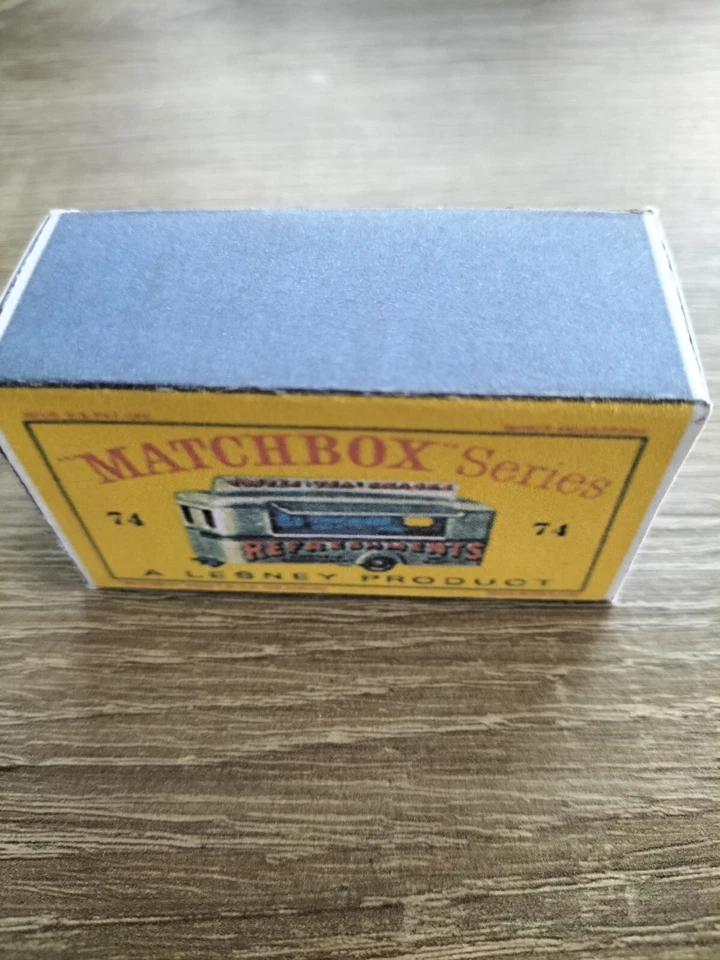 Matchbox Regular Wheels No74 Mobile Canteen - Replica / Copy Box only - Image 2 of 3