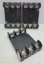 3 Pack Marathon R6F30A3BCU 3 Pole Fuse Holder Screw Mount 30 Amp 600 Volt Used