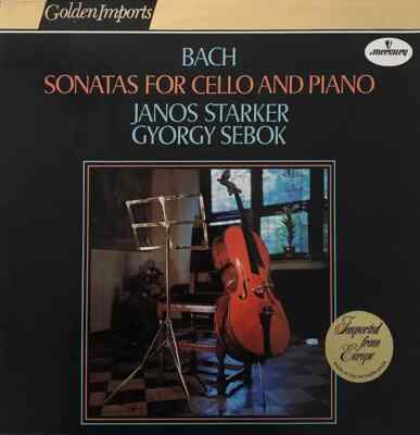 LP Bach Sonatas For Cello And Piano (BWV 1027, 1028, 1029) NEAR MINT Mercury
