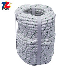 1544Lbs 3/8"  100' Breaking Strength Double Braid Polyester Rope Bull Rope