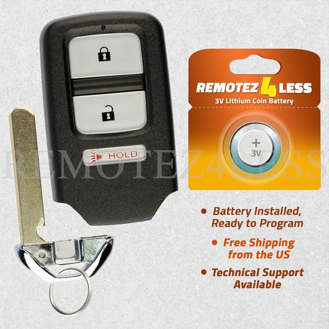 Remote For 2015 2016 2017 Honda Fit Keyless Entry Car Key Fob eBay