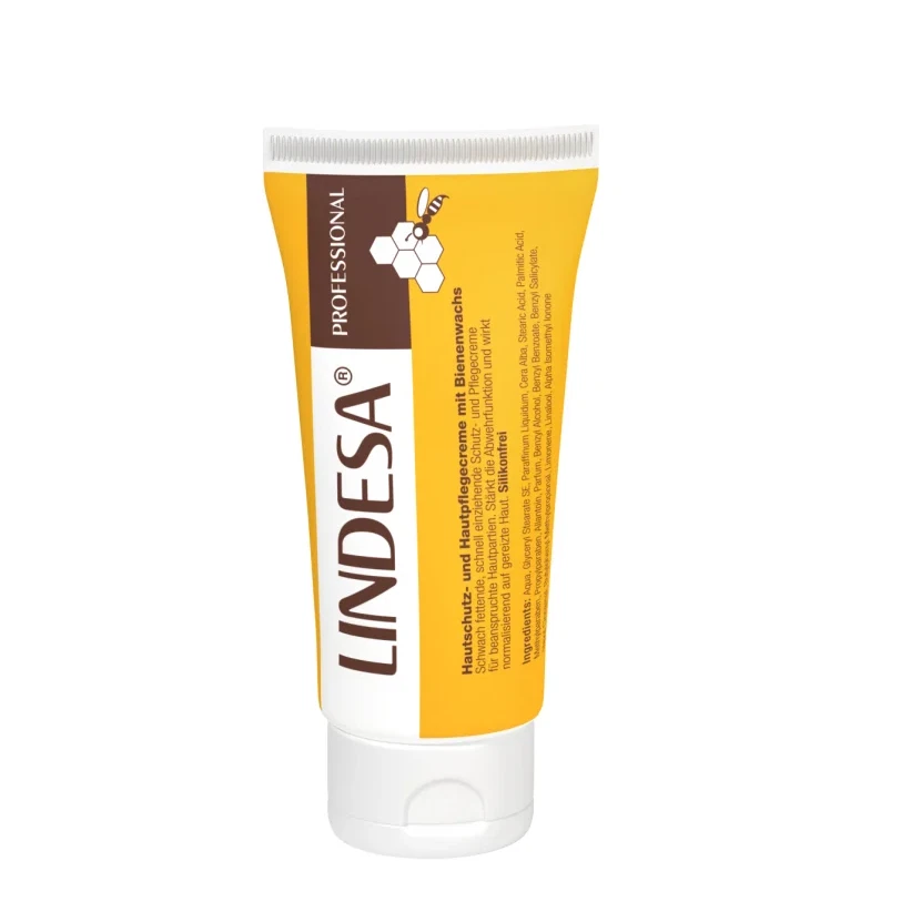 Lindesa Hautschutzcreme Hautpflegecrem GELB 50ml