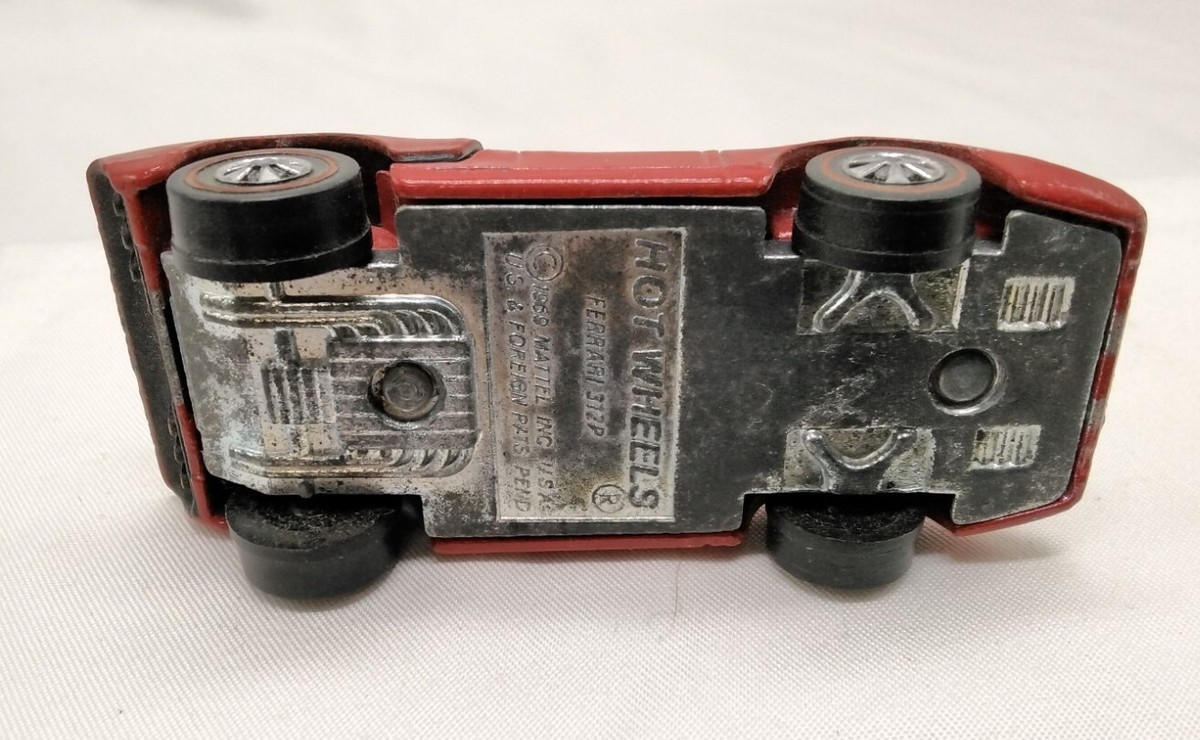 Vintage Original Hot Wheels Redline 1969 Ferrari 312P Red | eBay