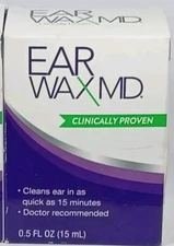 Eosera EARWAX MD Earwax Cleaning Kit with Rinsing Bulb 15 mL Ear Drops