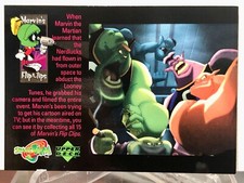 1996 UPPER DECK SPACE JAM INSERTS - MARVIN'S FLIP CLIPS - Card #F3 - NM!