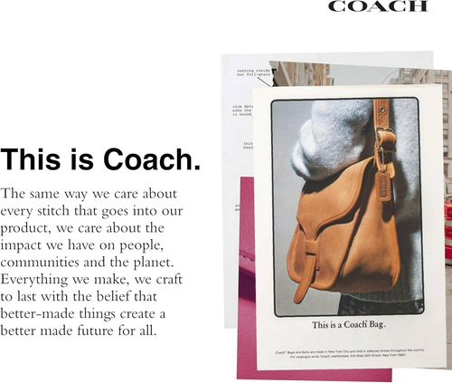 Borsa Coach Crinkle Patent Swing Zip, LH/Nero - Foto 6 di 6