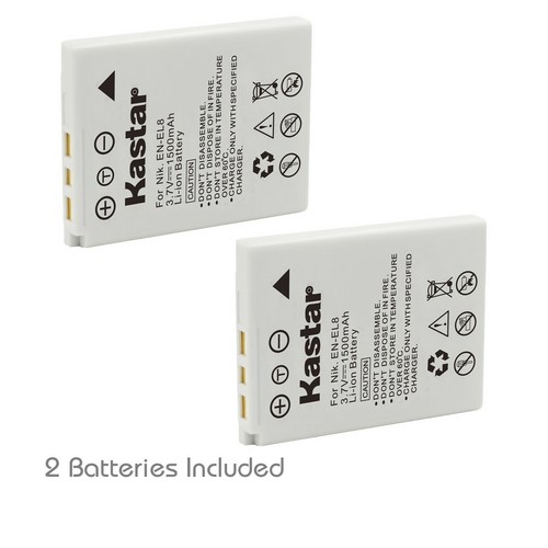 Kastar Replacement Battery Pack for Nikon EN-EL8 MH-62 & Nikon Coolpix S9 Camera - Picture 5 of 7