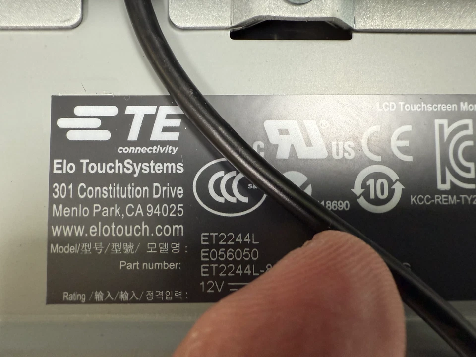 ELO 21.5" Touchscreen Monitor 1920 x 1080 - Image 4 of 4