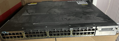 Cisco Catalyst 3750-X 48-Port Gigabit Ethernet Rack Mount Switch WS-C3750X-48P-S