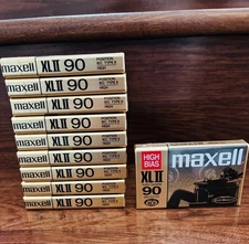 Maxell XLII (10) 90 High Bias Audio Cassette SEALED