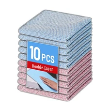 Wangjinpeng 10PCS Non-Scratch Multipurpose Steel Wire Dishcloths - Reusable Q...