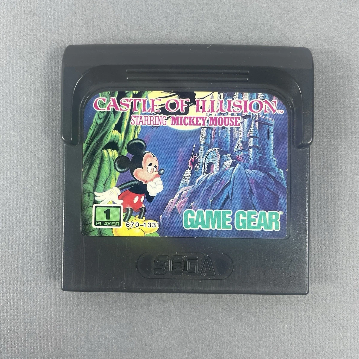 Jeu Vidéo SEGA Master System Castle Of Illusion Avec Mickey Mouse - Version PAL, En Très Bon état