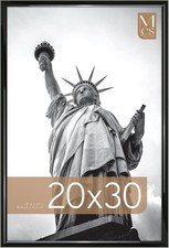 20x30 Poster Picture Frame Black High-Gloss Vertical  Horizontal Wall Hanging