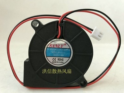1 PCS   SANLY  Fan  SF5015SL  DC 12V  0.06A  5015  5CM  50*50 #qm