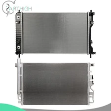For 10-15 Chevrolet Equinox GMC Terrain Car Radiator & A/C Condenser Cooling Kit