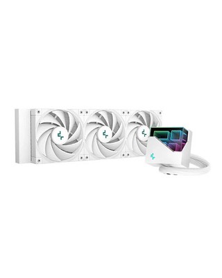 DeepCool LT720 WH 360mm Liquid Cooled CPU ARGB White Intel AMD