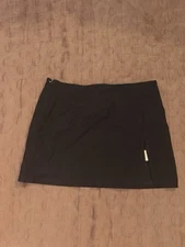 Black Mini Skirt With Small Slit Going Out Skirt Fashion Skirt
