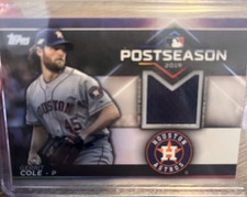 2020 Topps Postseason Performance Relics 28/99 Gerrit Cole #PPR-GC Astros