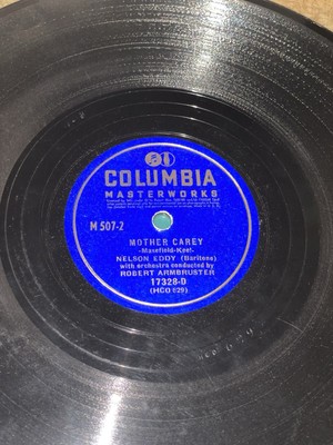 Mother Carey Trade Winds Nelson Eddy COLUMBIA Record 78 rpm