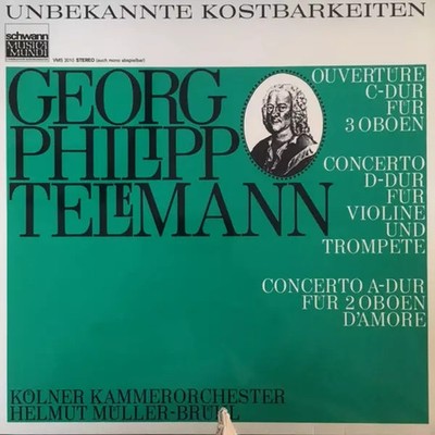 Overture In C Major For 3 Oboes / Concerto In D Major For Violin And Trumpet / C