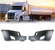 Front Bumper End Cover Kit with Fog Light Cutouts – Left & Right Side – Repla...