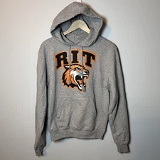 RIT Rochester Institute of Technology Tigers Hoodie Men’s S Champion Sweatshirt