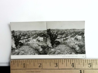 Cobalt The Rich Mining Town Stereoview Keystone View Co. 1933 USA