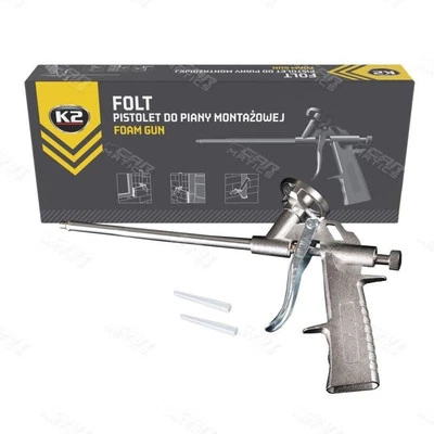 K2 FOLT Pistol Expanding PU Foam Gun Applicator Stainless Steel Precision Nozzle