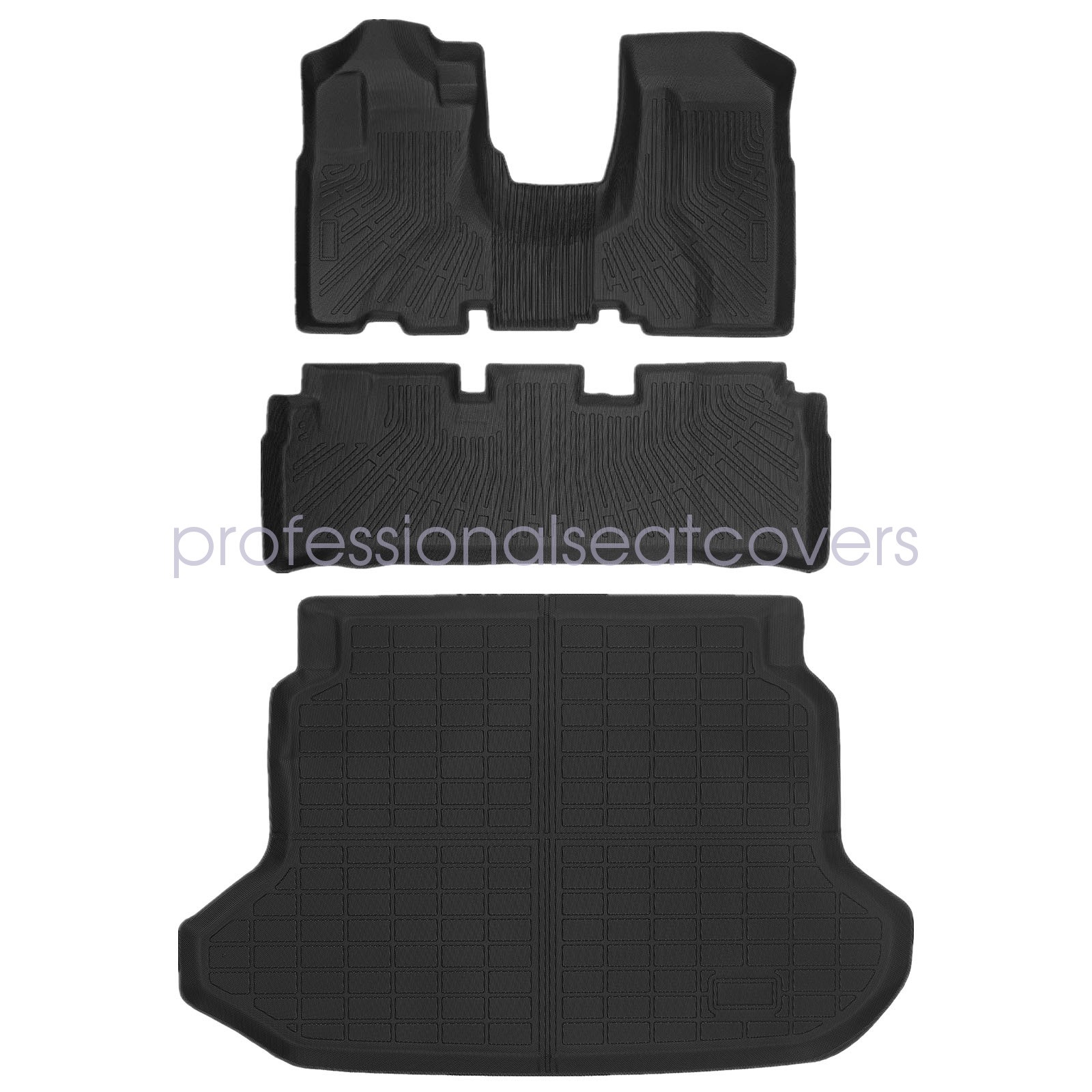 TPE Floor Mats & Trunk Cargo Liner Set waterproof 3D For 2002-2006 Honda CR-V