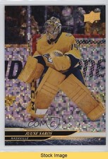 2024-25 Upper Deck Series 2 Rainbow Speckled Foil Juuse Saros #346 READ 0nr3