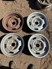 15x6 Chevrolet Chevy Rally Wheels Dc 1968 Impala Bel Air Biscayne Caprice 1970