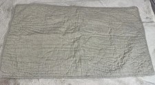 POTTERY BARN Belgian Flax Linen Hand Stitched KING Sham Tan