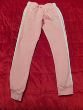 Women's Adidas, Pink/White Sweatpants, Activewear, Size: XS, Excellent Condition