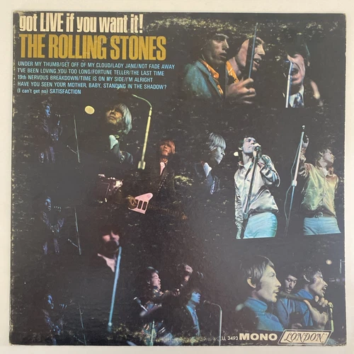 THE ROLLING STONES - GOT LIVE IF YOU WANT IT - MONO 1ST US PRESS VINYL LP VG++