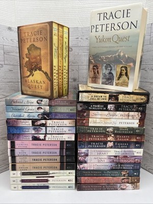 Lot of 30 Tracie Peterson Christian Historical Romance Books Alaskan Quest+More