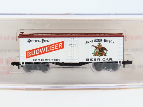 Refrigerador cartelera antigua escala N Roundhouse 87002 StLR&CO Budweiser 36' #3115 | Condition: Used