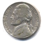 1959 D JEFFERSON NICKEL SCARCE RARE US AMERICAN OLD AUCTION  5 CENT COIN #556