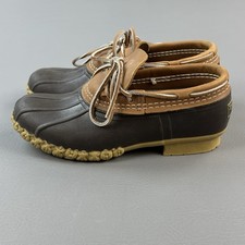 Vintage LL Bean Bean Boots Womens Size 6 M Leather Duck Boot Hunting Low Top USA