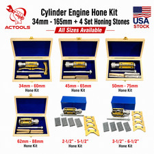 Cylinder Engine Hone Kit 34mm - 165mm + 4 Set...