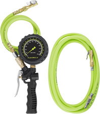 Inflator Kit with 3 Ft. and 15 Ft. Quick Connect Hose, Lock-On Chuck (0-170 PSI)