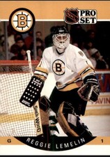 1990-91 Pro Set - Reggie Lemelin #9