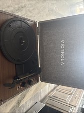 Victrola Suitcase Turntable Bluetooth Turquoise Vinyl